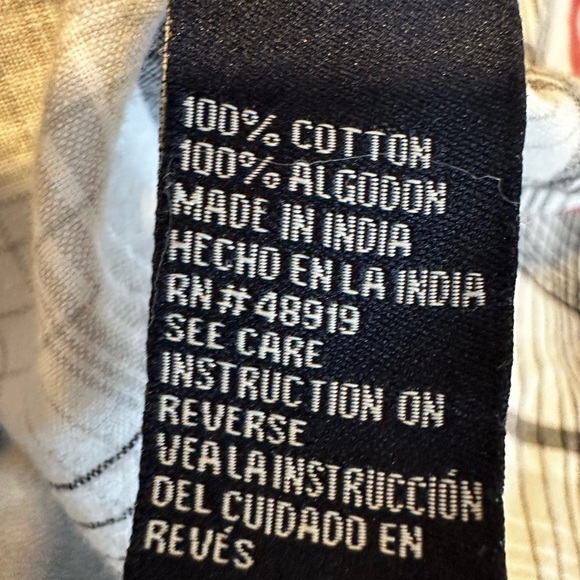 VTG 90’s Phat Farm Black and Red Plaid Men's Button Down Logo Streetwear large - Picture 9 of 14